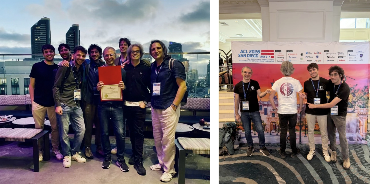Babelscape at ACL 2026: Sapienza NLP and Babelscape team